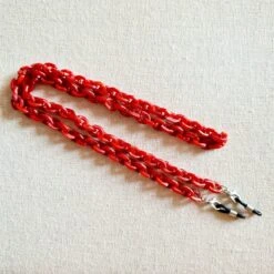 Resi Maske Aufhänger Halskette -Mode Dessous Geschäft collar colgador mascarillas resi pasarelle rojo 964973