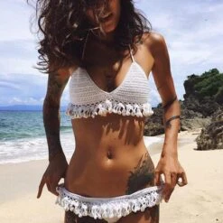 Concha Bikini-Set -Mode Dessous Geschäft conjunto de bikini concha pasarelle 176147