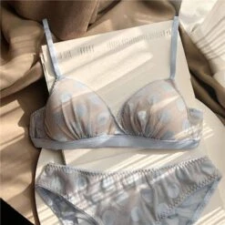 Goga-Dessous-Set -Mode Dessous Geschäft conjunto de lenceria goga pasarelle azul l 80a 80b 75c 354319