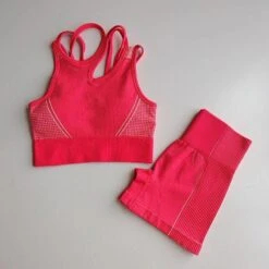 Turnhalle Arly Set -Mode Dessous Geschäft conjunto gym arly pasarelle rojo l 130945