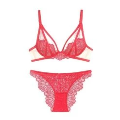 Bimba-Dessous-Set -Mode Dessous Geschäft conjunto lenceria bimba pasarelle rojo 70b 266437