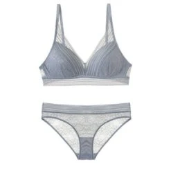 Weißes Dessous-Set -Mode Dessous Geschäft conjunto lenceria blanca pasarelle gris l 669748
