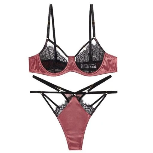 Galian-Dessous-Set -Mode Dessous Geschäft conjunto lenceria galian pasarelle 1