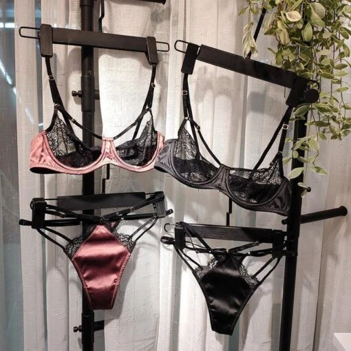 Galian-Dessous-Set -Mode Dessous Geschäft conjunto lenceria galian pasarelle 3