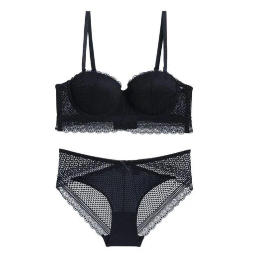 Rose Dessous-Set -Mode Dessous Geschäft conjunto lenceria rose pasarelle negro 70a 790794