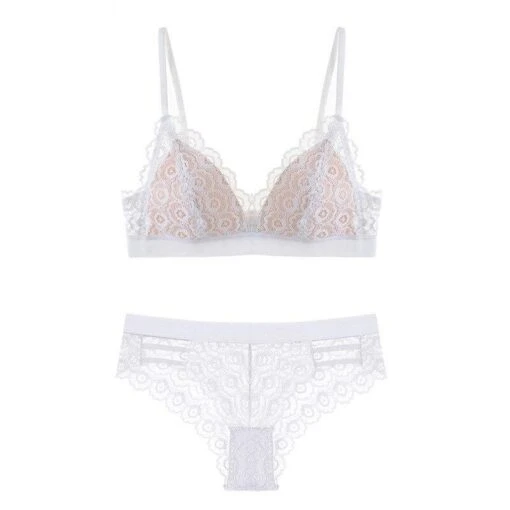 Slana-Dessous-Set -Mode Dessous Geschäft conjunto lenceria slana pasarelle blanco l 202919
