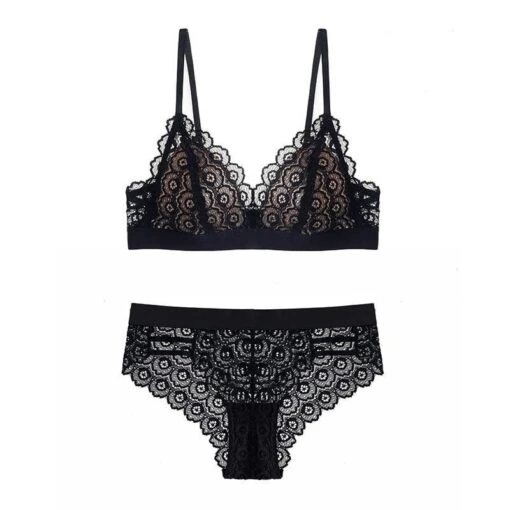 Slana-Dessous-Set -Mode Dessous Geschäft conjunto lenceria slana pasarelle negro l 942549