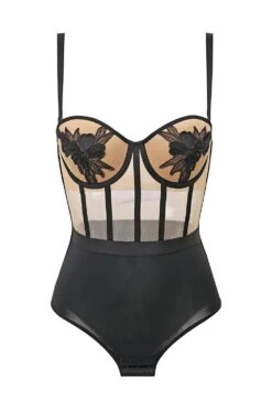 Pfirsich-Set 14 Pfirsich-Set -Mode Dessous Geschäft conjunto peach pasarelle 4