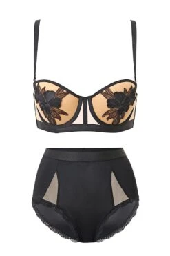 Pfirsich-Set 15 Pfirsich-Set -Mode Dessous Geschäft conjunto peach pasarelle 5