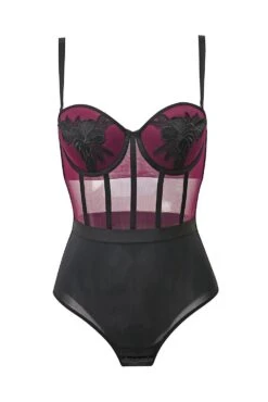 Pfirsich-Set 17 Pfirsich-Set -Mode Dessous Geschäft conjunto peach pasarelle 7