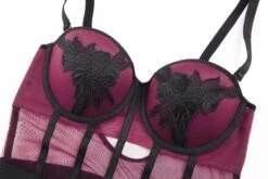 Pfirsich-Set 19 Pfirsich-Set -Mode Dessous Geschäft conjunto peach pasarelle 9