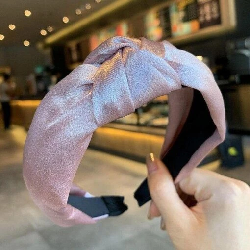Brili-Knoten-Stirnband Expressversand -Mode Dessous Geschäft diadema nudo brili envio express pasarelle rosa 265539