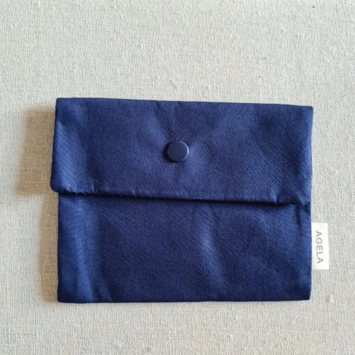 Wasserdichter Maskenbezug -Mode Dessous Geschäft funda para mascarillas impermeable pasarelle azul marino 160707 scaled
