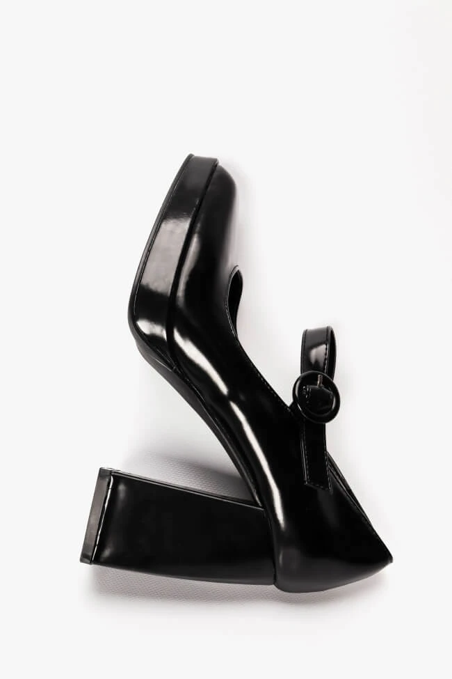 Bologna Lackleder Sandale Mit Absatz 5 Bologna Lackleder Sandale Mit Absatz – Bild 3