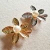 Blumen-Perlen-Haarnadeln Express-Lieferung -Mode Dessous Geschäft horquillas flor perla envio express pasarelle