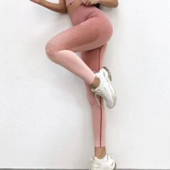 Halo-Leggings 21 Halo-Leggings -Mode Dessous Geschäft leggings halo pasarelle rosa claro l 752013