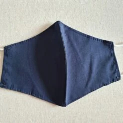 Marineblaue Maske -Mode Dessous Geschäft mascarilla azul marino pasarelle 934281