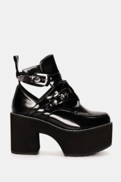 Siena Mokassin-Schuh Schwarz -Mode Dessous Geschäft mpotakia me anoigmata 75543 es7k