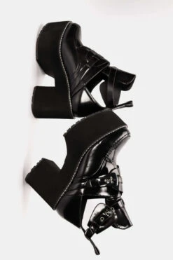 Siena Mokassin-Schuh Schwarz -Mode Dessous Geschäft mpotakia me anoigmata 75543 vdfl