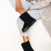 Salamanca-Stiefeletten Schwarz -Mode Dessous Geschäft mpotakia me eswteriki ependusi gounas 78399 ymys