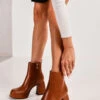 Stiefelette Sintra Braun -Mode Dessous Geschäft mpotakia me fiapa takouni 77101 vd9g