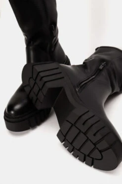 Stiefelette Nantes Schwarz Innenfleece -Mode Dessous Geschäft mpotakia me trakterwti sola 76611 b9h7