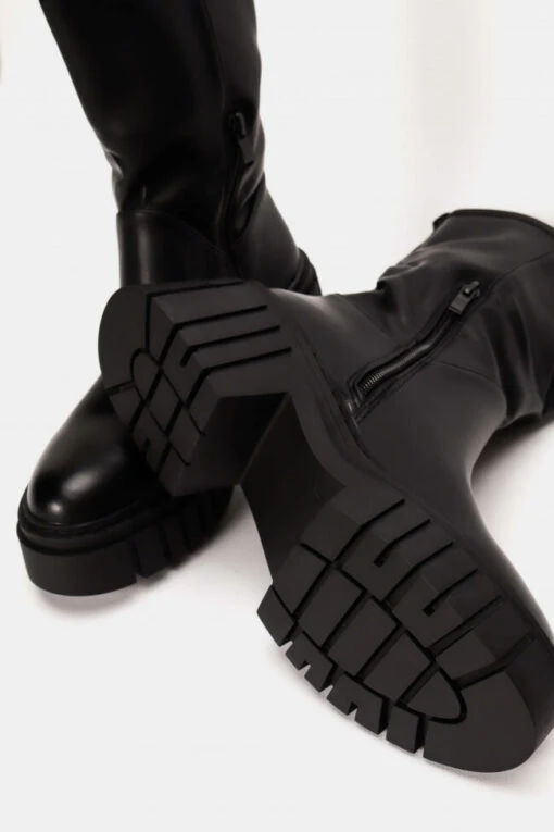 Stiefelette Nantes Schwarz Innenfleece -Mode Dessous Geschäft mpotakia me trakterwti sola 76611 b9h7