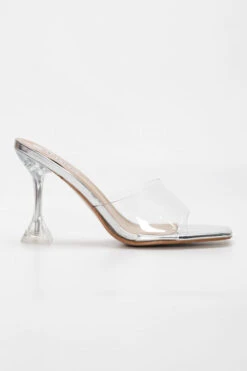 Transparente Sandale Argentinien -Mode Dessous Geschäft mules me diafaneia idiaitero takouni 60371 3r23