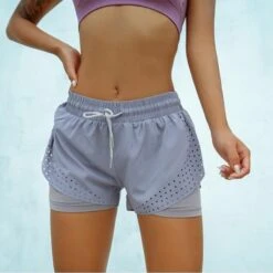 Doppelte Shorts -Mode Dessous Geschäft pantalon corto doble pasarelle 860488