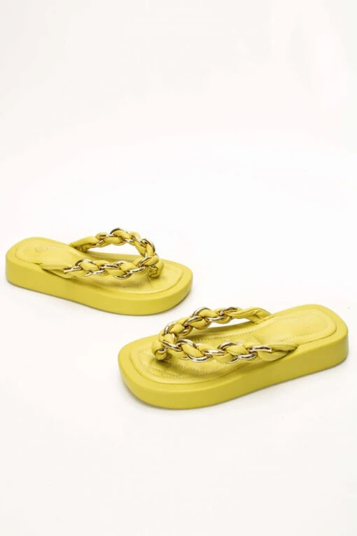 Sandale Chancla Cadena Lima -Mode Dessous Geschäft pantofles disoles me alusida 67391 dvls