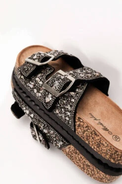 Indische Sandale Schwarz -Mode Dessous Geschäft pantofles me diakosmitikes petres strass 71783 3x88 e2b991f9 5413 406f bae2 3bec634bb9d9