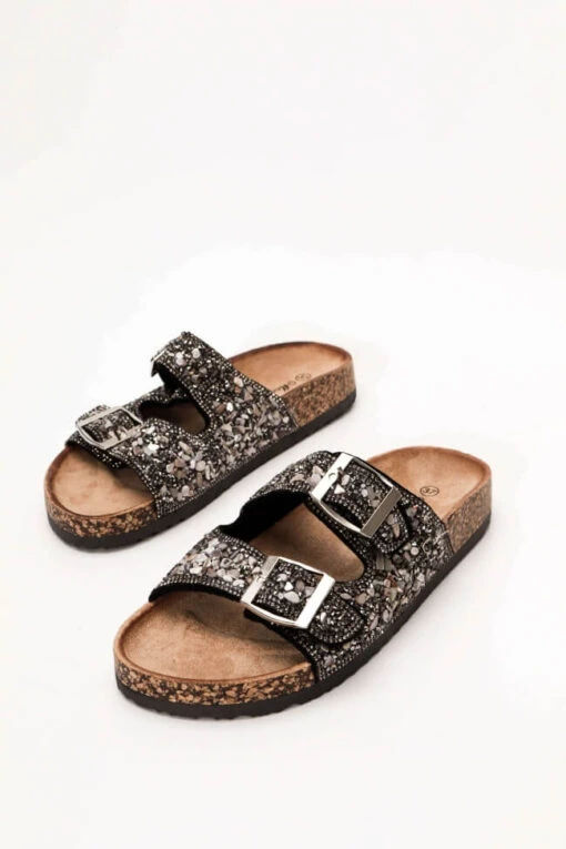 Indische Sandale Schwarz -Mode Dessous Geschäft pantofles me diakosmitikes petres strass 71783 firl 74a49dda e402 4950 809c e48ec7d4ba79