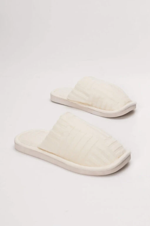 Turnschuhe Home Weiß -Mode Dessous Geschäft pantofles petsete 75933 wkdm