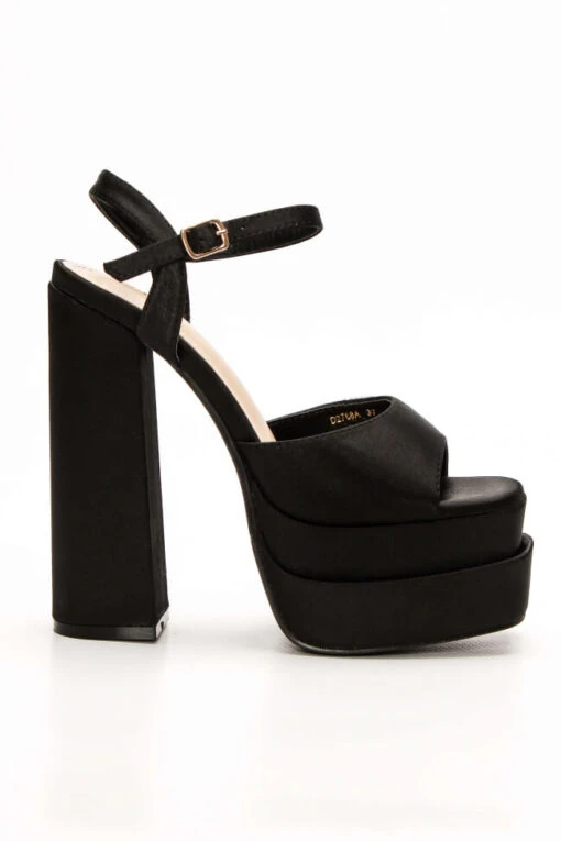 Milan Hohe Sandale -Mode Dessous Geschäft pedila saten me mpareta fiapa 63377 4g6u