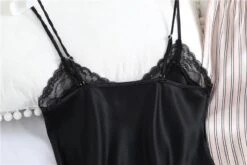 Gestreifter Pyjama -Mode Dessous Geschäft pijama de rayas pasarelle 166307