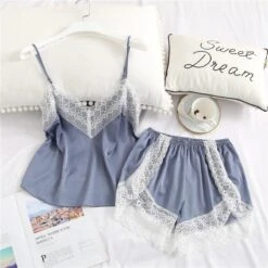 Kenia Pyjama -Mode Dessous Geschäft pijama kenia pasarelle azul claro l 168028