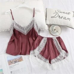 Kenia Pyjama -Mode Dessous Geschäft pijama kenia pasarelle pale mauve l 375839