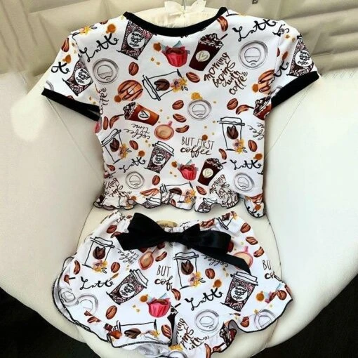 Leite Pyjama -Mode Dessous Geschäft pijama leite pasarelle 767876