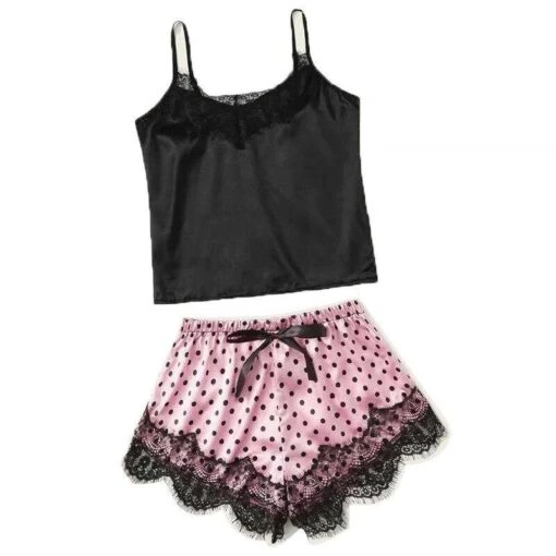 Dessous-Pyjamas Dulce -Mode Dessous Geschäft pijama lencero dulce pasarelle l 130083