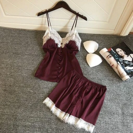 Sima Dessous-Pyjamas -Mode Dessous Geschäft pijama lencero sima pasarelle 2