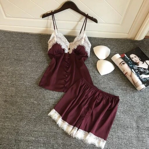 Sima Dessous-Pyjamas -Mode Dessous Geschäft pijama lencero sima pasarelle 9