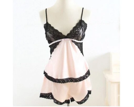 Swing-Pyjamas -Mode Dessous Geschäft pijama swing pasarelle rosa claro talla unica 168889