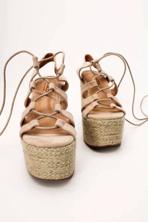 Albanien Seil Sandale -Mode Dessous Geschäft platformes espantrigies lace up 62997 ikbv