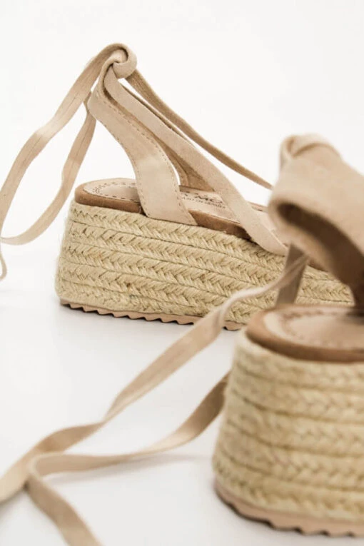 Sucre Beige Sandale -Mode Dessous Geschäft platformes espantrigies lace up 63247 7xt0 2096f70a 2e38 4f3a 9203 91db75c8a7ff