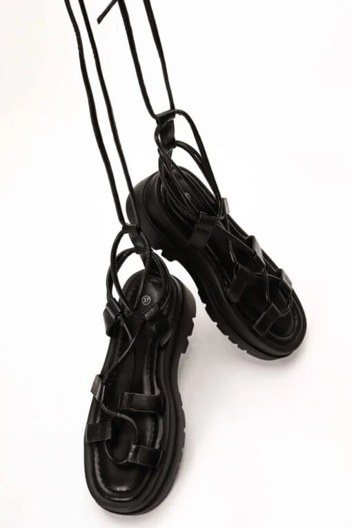 Sandale Cuerdas Madrid -Mode Dessous Geschäft platformes gladiator me kordonia 69917 1bml