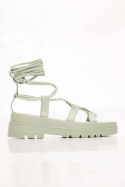 Sandale Cuerdas Madrid Grün -Mode Dessous Geschäft platformes gladiator me kordonia 69921 j4ha