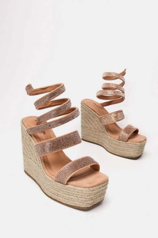 Beige Glitzer High Wedge -Mode Dessous Geschäft platformes me strass 72725 ayug 60f53e9a ebbf 4bc8 8333 4cf320845c7c