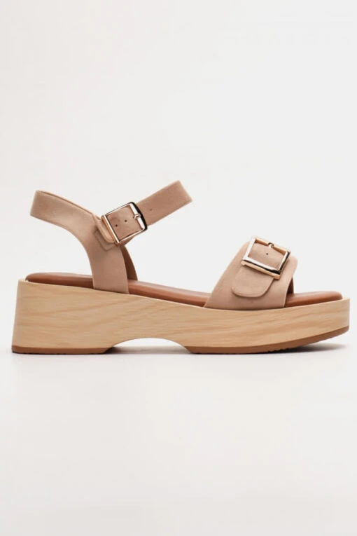 Quito Beige Sandale -Mode Dessous Geschäft platformes suede me toka 91333 mr0a