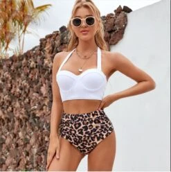Plamen Leopard Bikini -Mode Dessous Geschäft regrg