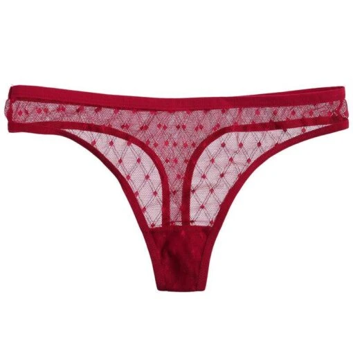 Tanga Transp Spitze -Mode Dessous Geschäft tanga transp encaje pasarelle 5